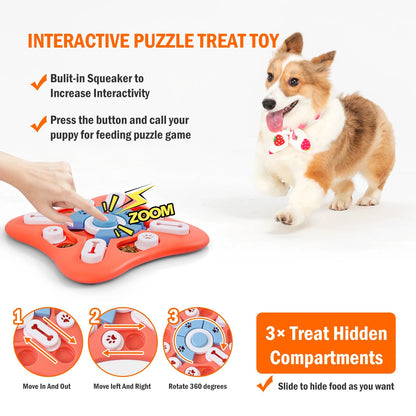 Interactive Dog Puzzle Toy – IQ Training & Treat Dispenser